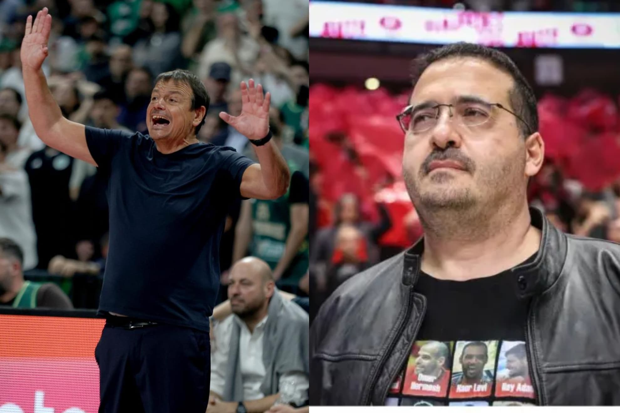 Ergin Ataman (dcha.) y Ofer Yannay (izqda.)