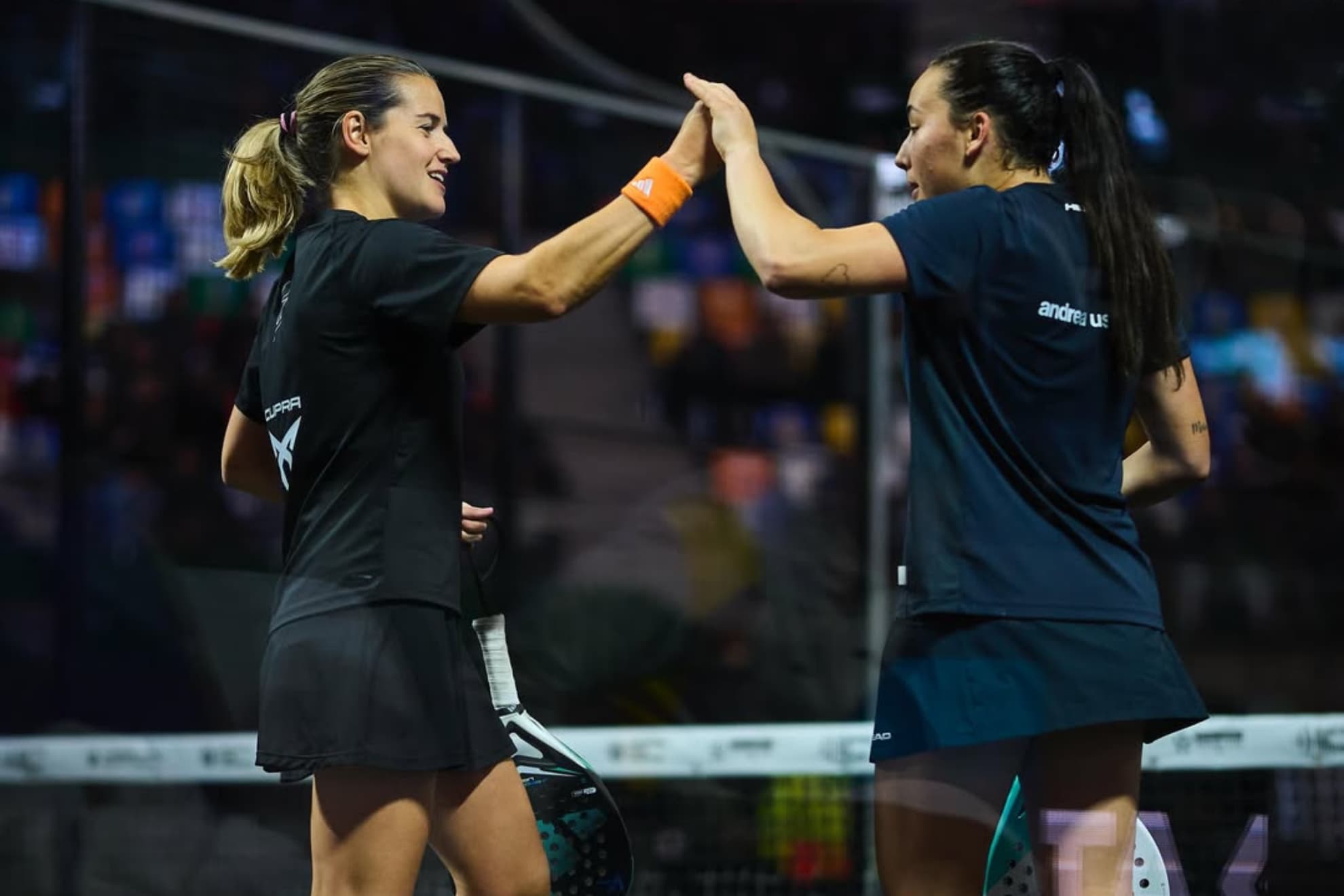 Ari Sánchez y Andrea Ustero en Buenos Aires.