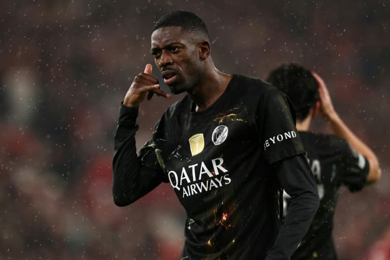 Dembele sends PSG past wounded Liverpool into Champions League semis