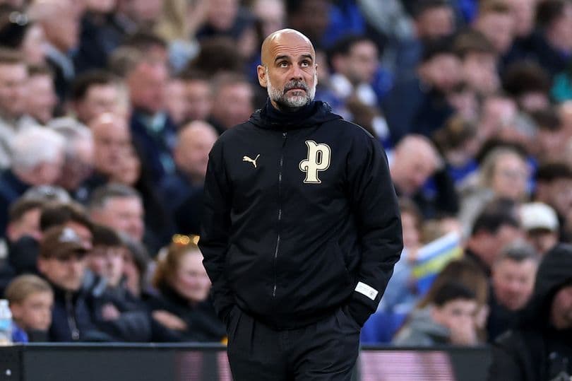 Pep Guardiola makes title race admission after Man City drop points at Everton
