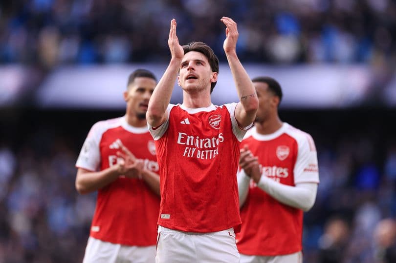 Declan Rice's rallying call to Arsenal teammates after Premier League title race blow