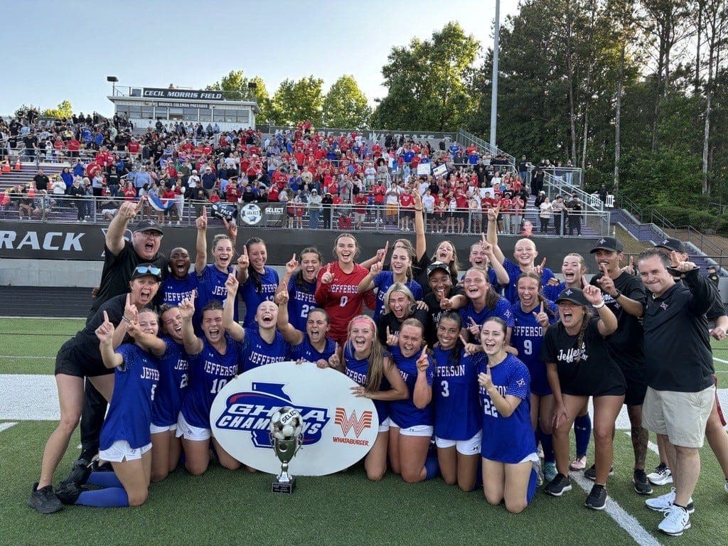 Third time's the charm for Jefferson girls soccer in state title win