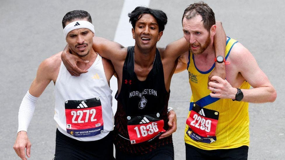 Boston 'hero' runner hopes he won't be 'villain' in Belfast race