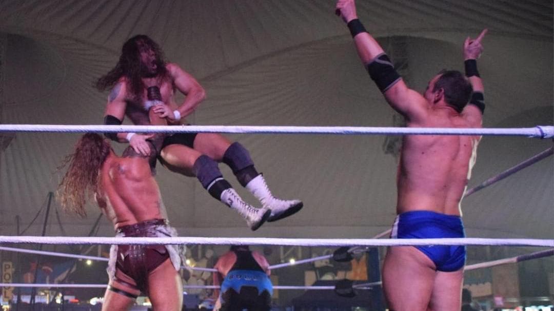 'I started wrestling as a laugh but now I'm a pro'