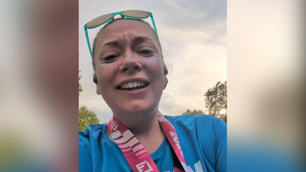 'I broke my ankle mid-marathon but still finished'