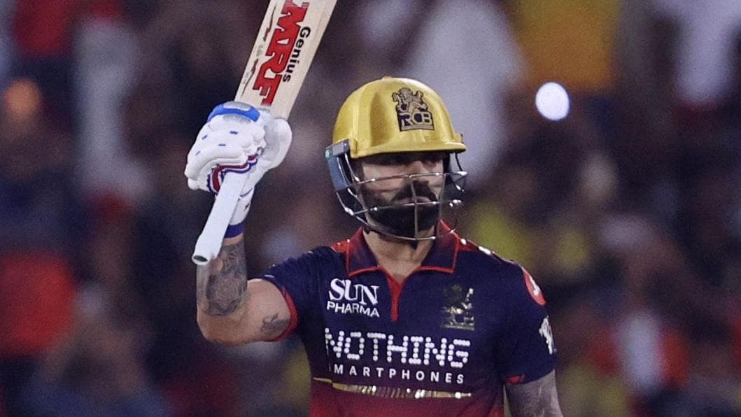 Kohli hits unbeaten century as RCB move top
