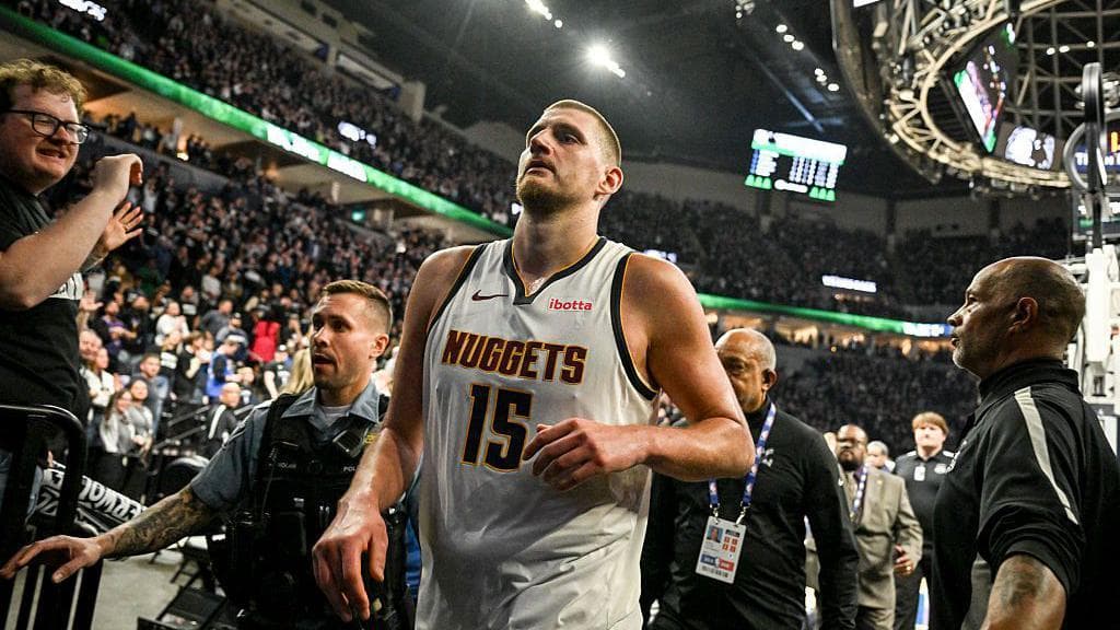 Jokic ejected after scuffle in Nuggets' defeat