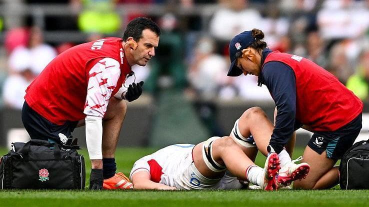 England's Talling and Hunt out of Six Nations