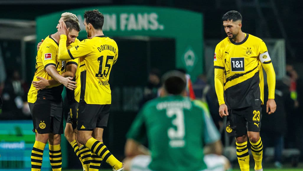 Borussia have picked up points in Bremen every time since 2015