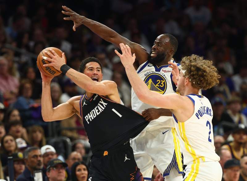 Devin Booker and Draymond Green hilariously ejected late in Suns Play-In win