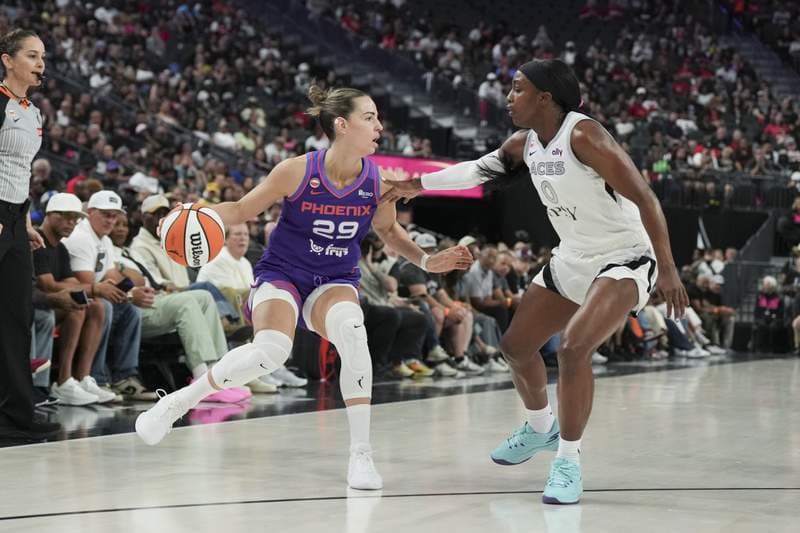 Jovana Nogic looks right at home under the bright lights in historic Mercury debut