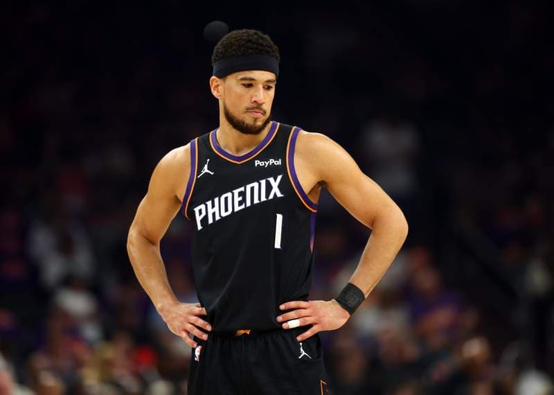 Suns fans aren’t letting Devin Booker off the hook for Play-In loss after late collapse