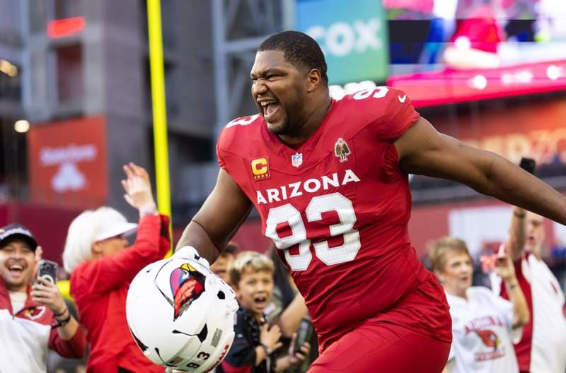 Former Cardinals DT Calais Campbell leaves team for Ravens on 1-year deal