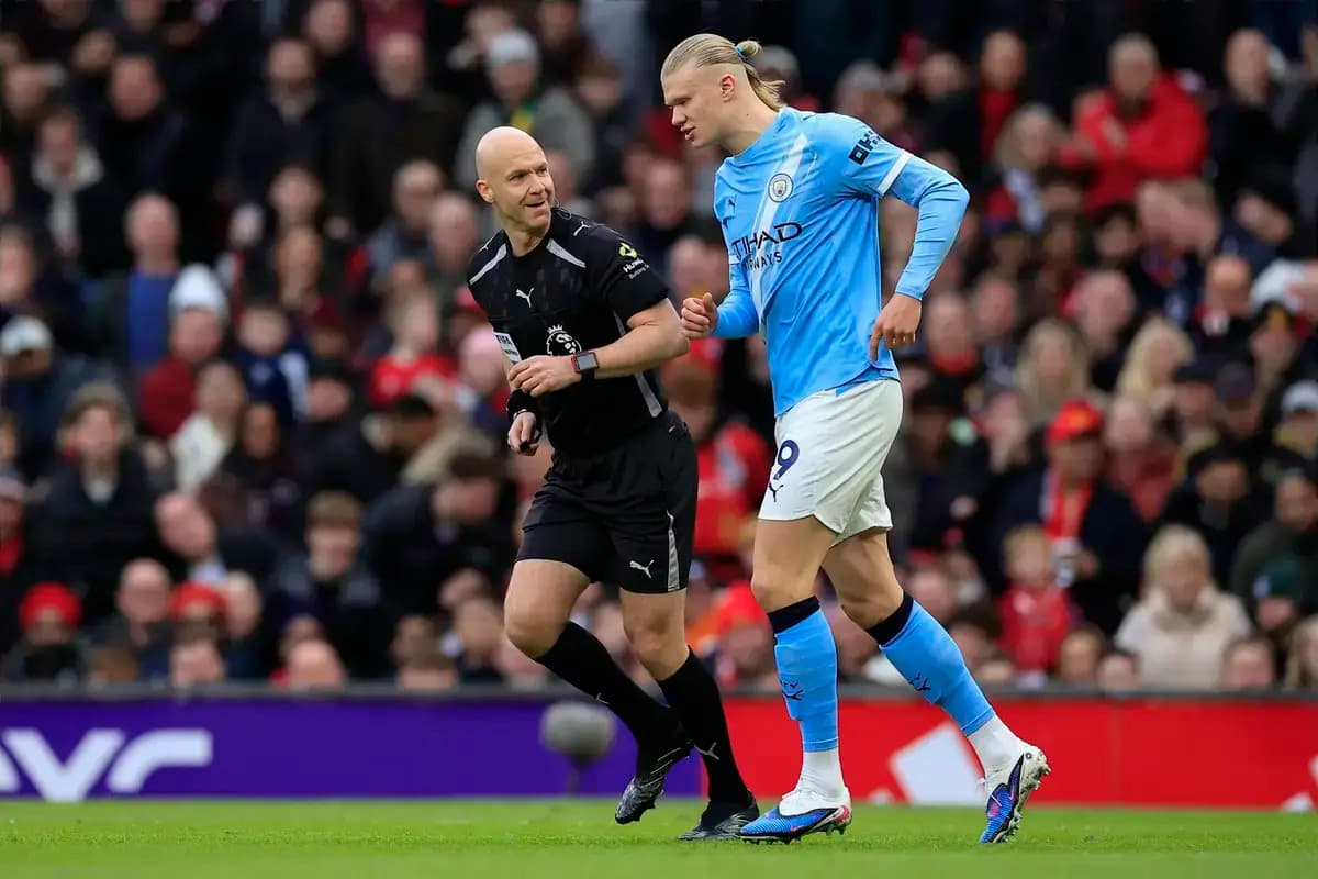 Match Officials: Anthony Taylor to referee Manchester City vs Arsenal