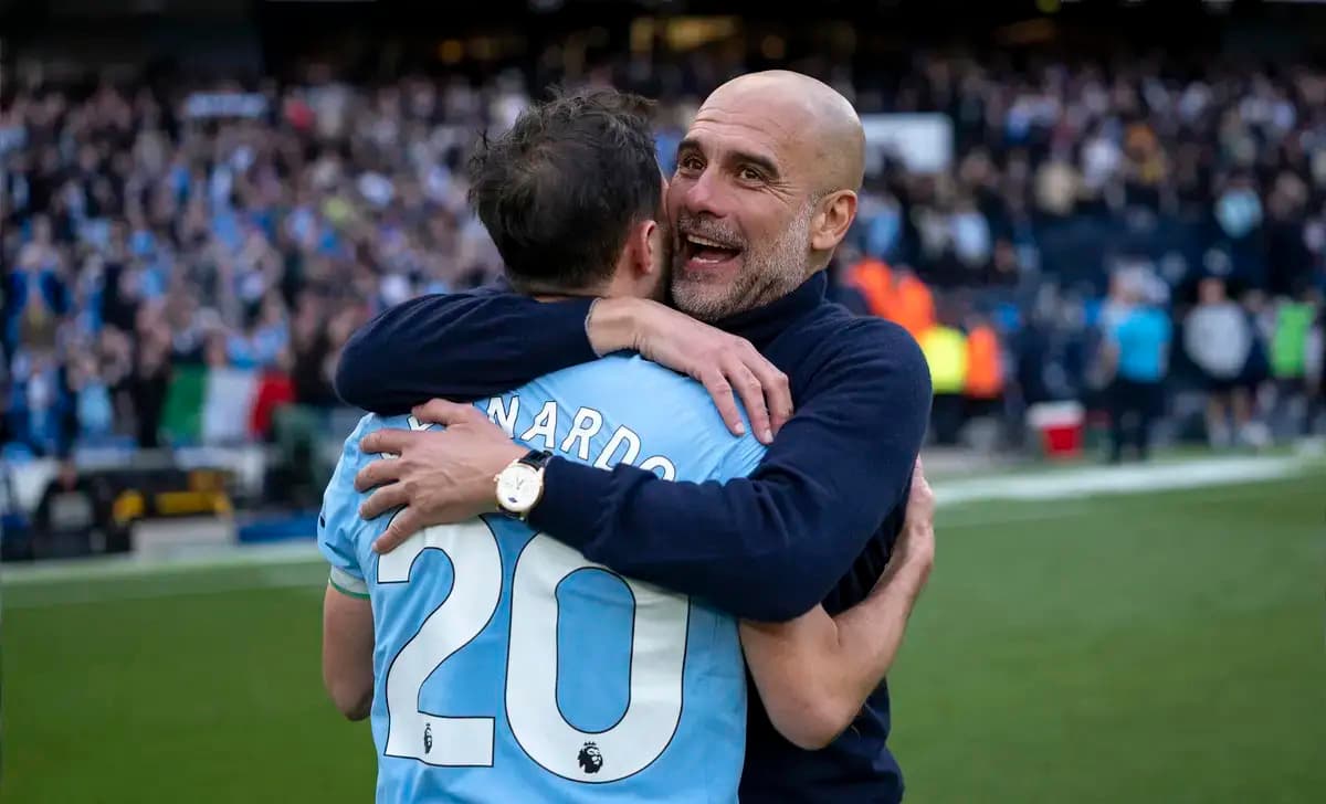 “If I talk a lot, I’ll cry” – Pep Guardiola’s emotional message to Bernardo Silva ahead of Manchester City exit