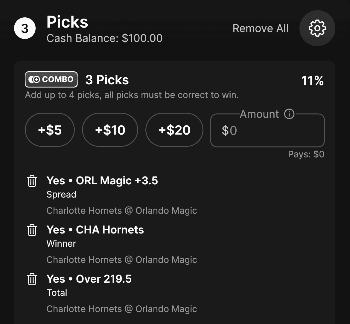 Fanatics Markets Ups the Ante With Combos Predictions Feature