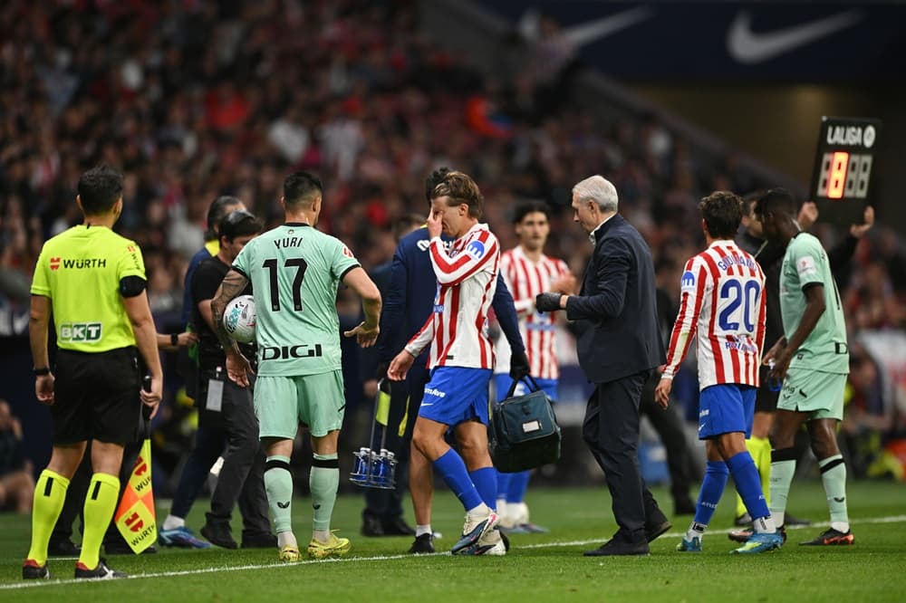 Injury blow ahead of Arsenal for Atletico starter after new setback