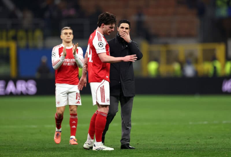 Arteta explains what happened with Rice pre-Sporting