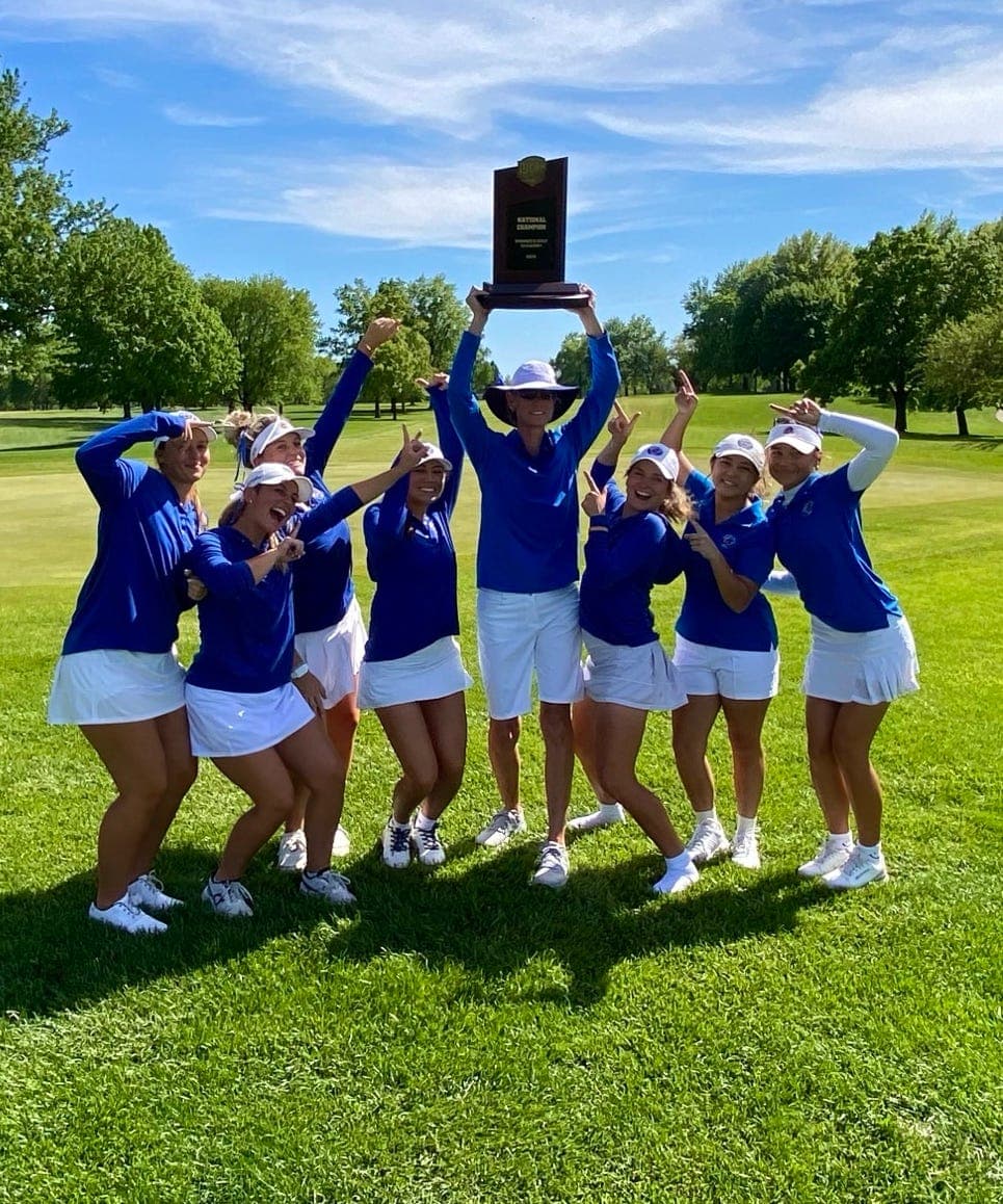 Daytona State rallies for 2nd women's golf national title in 3 years