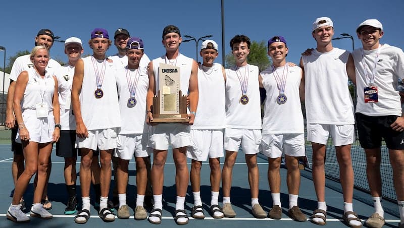 High school boys tennis: Desert Hills hangs on to claim its 3rd straight 4A crown