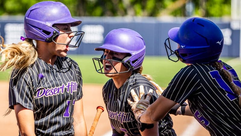 High school softball: Desert Hills treads new ground in win over Bear River in game one of 4A championship series