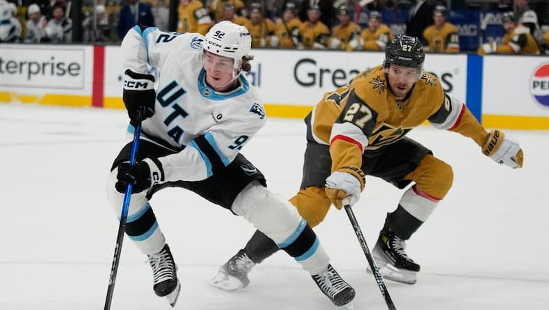 Logan Cooley emerges as villain in Mammoth’s Stanley Cup playoff debut