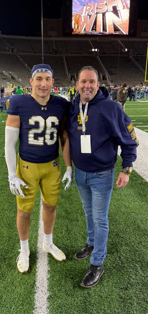 Notre Dame gem Jake Tafelski hopes to make journey from Dearborn to NFL draft