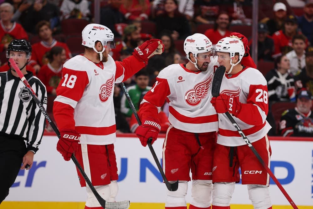 Red Wings Second Line not Secondary to Success