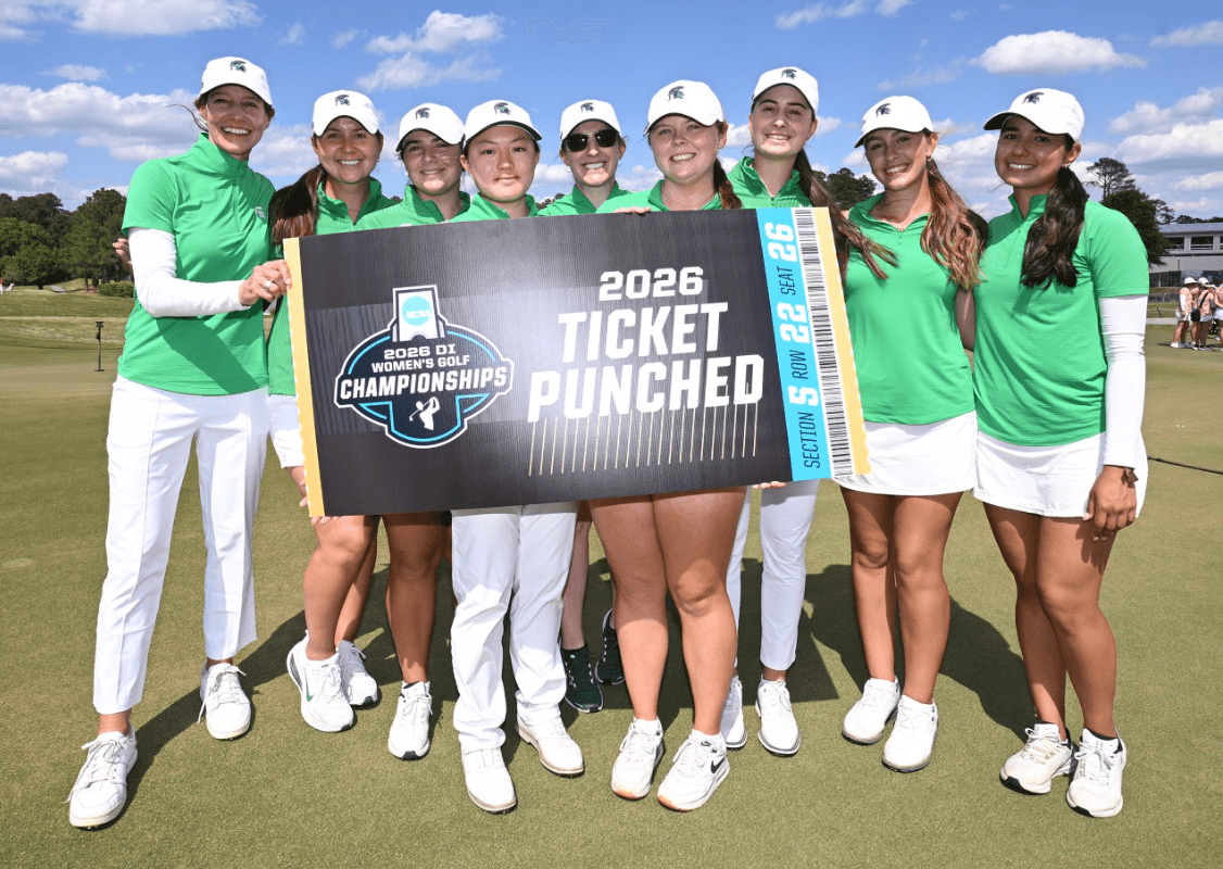 Michigan State women's golf storm back, advance to NCAA championships