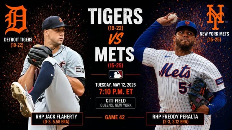 Detroit Tigers vs. New York Mets Game Preview: Can Detroit Build on a Needed Win in Queens?