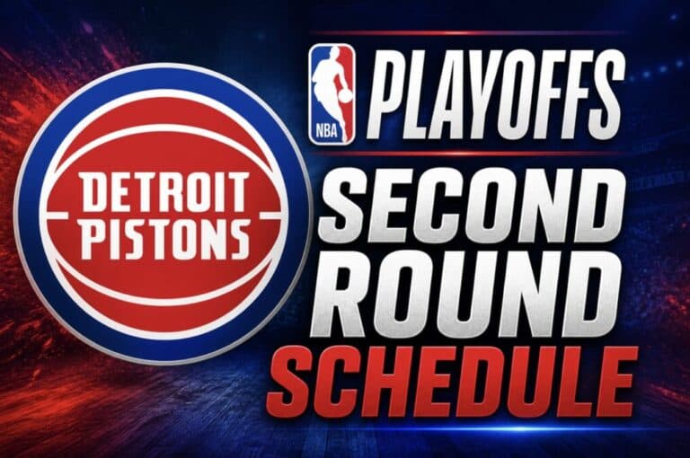 Detroit Pistons Second Round Schedule Released After Historic Game 7 Win