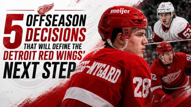 5 Offseason Decisions That Will Define the Detroit Red Wings’ Next Step
