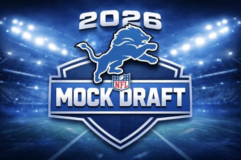 Detroit Lions Trade Up, Land Wingman for Penei Sewell in 2026 NFL Mock Draft