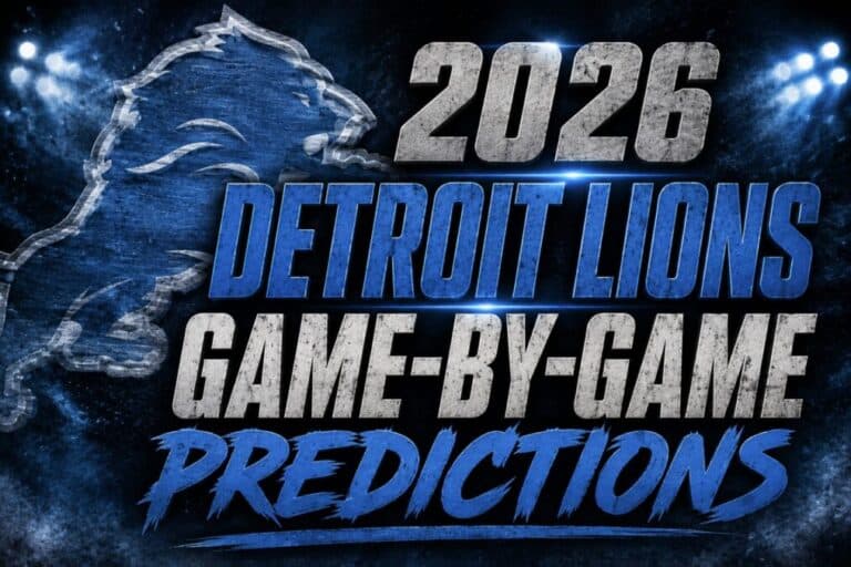 Detroit Lions 2026 Way-Too-Early Game-By-Game Predictions