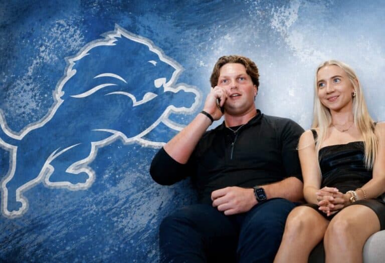 MUST SEE: Blake Miller Reacts to Lions Draft Call