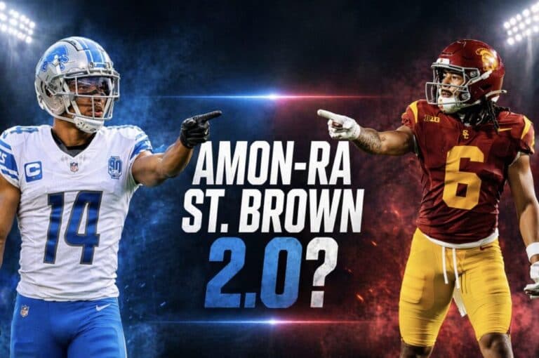 Amon-Ra St. Brown 2.0 Predicted to Land With Matthew Stafford, Los Angeles Rams
