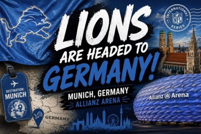 Date of Detroit Lions’ Germany Game Officially Revealed