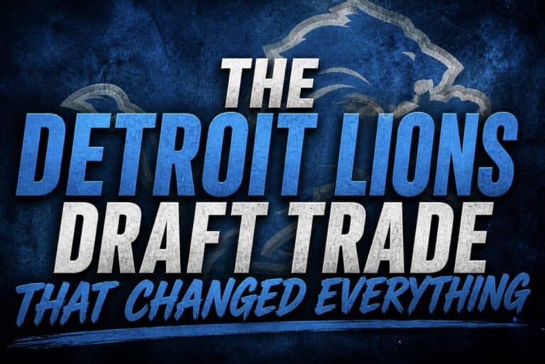 The Detroit Lions Draft Day Trade That Changed Everything