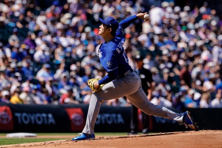 Roki Sasaki Starts Strong, Struggles Late in Start vs. Rockies