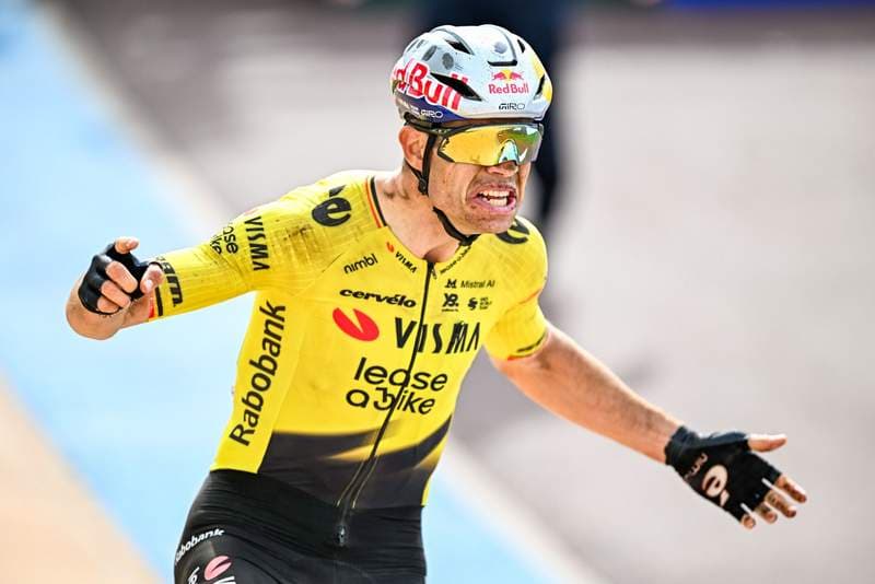 Van Aert stuns Pogačar for maiden Paris-Roubaix triumph