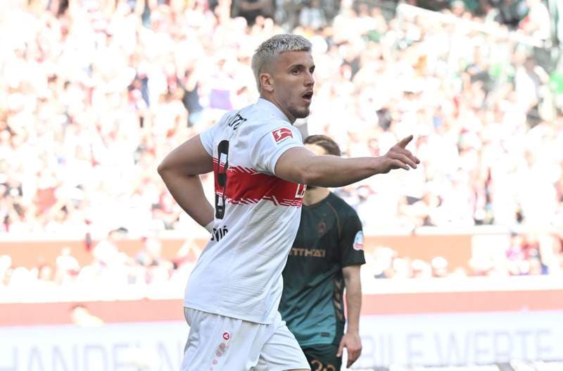 Top four contenders Stuttgart held 1-1 by lowly Bremen