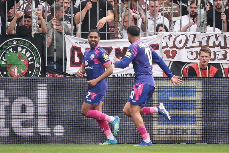 Mainz safe after win at relegation-threatened St Pauli