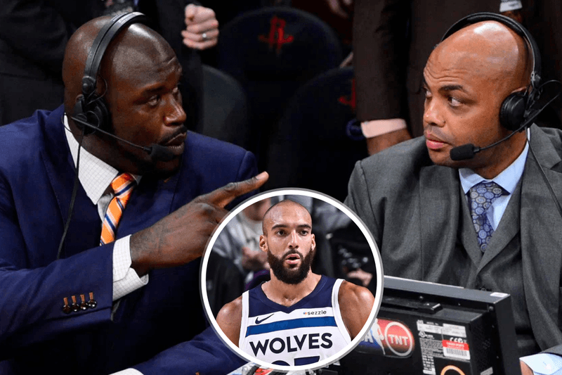 Shaquille O'Neal Refuses to Give Rudy Gobert His Flowers Despite Charles Barkley's Argument