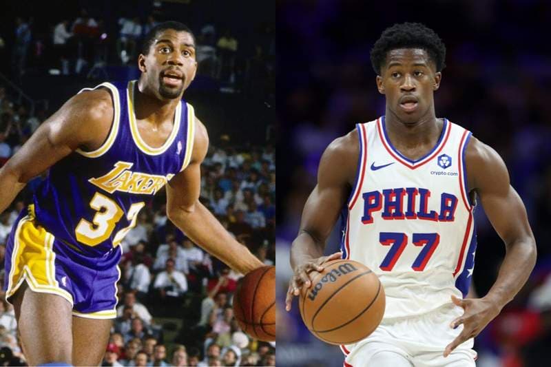 VJ Edgecombe Ties Magic Johnson’s 46-Year-Old Record, Catches Jaylen Brown’s Attention in 76ers' Game 2 Win