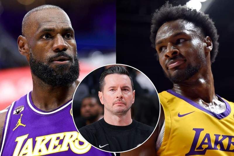 JJ Redick Questioned Over Bronny James Decision as Fans Spot LeBron James’ Concern in Game 5