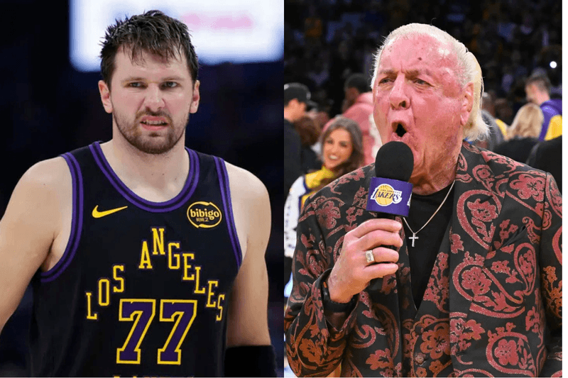 “Hope Jeanie Trades You”: WWE Legend Ric Flair Blasts Luka Doncic for Remaining Sidelined in Lakers-OKC Series