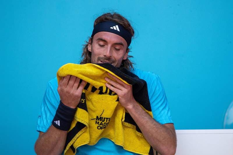 WATCH: Stefanos Tsitsipas Fires Shot at Opponent’s Face Before Madrid Open Doubles Exit