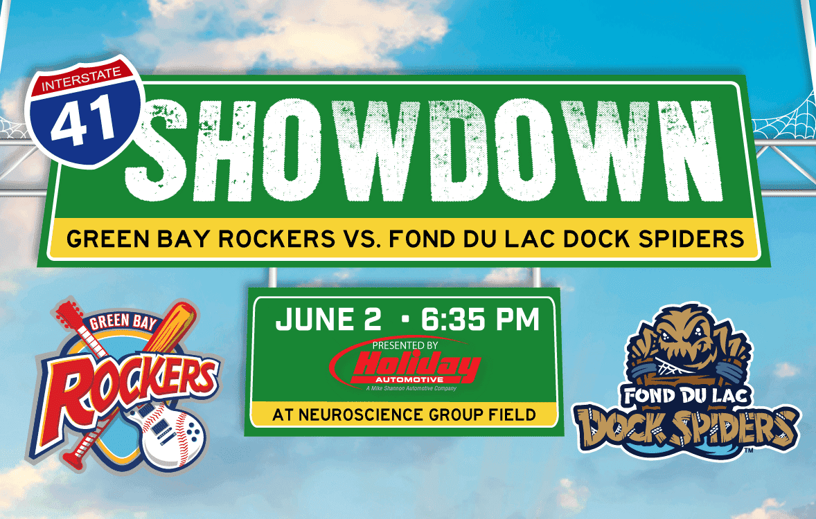 Dock Spiders and Rockers play I-41 Showdown at Timber Rattlers park