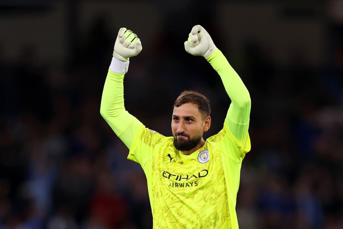 Italy’s Donnarumma goes wild with Manchester City celebration after victory over Arsenal