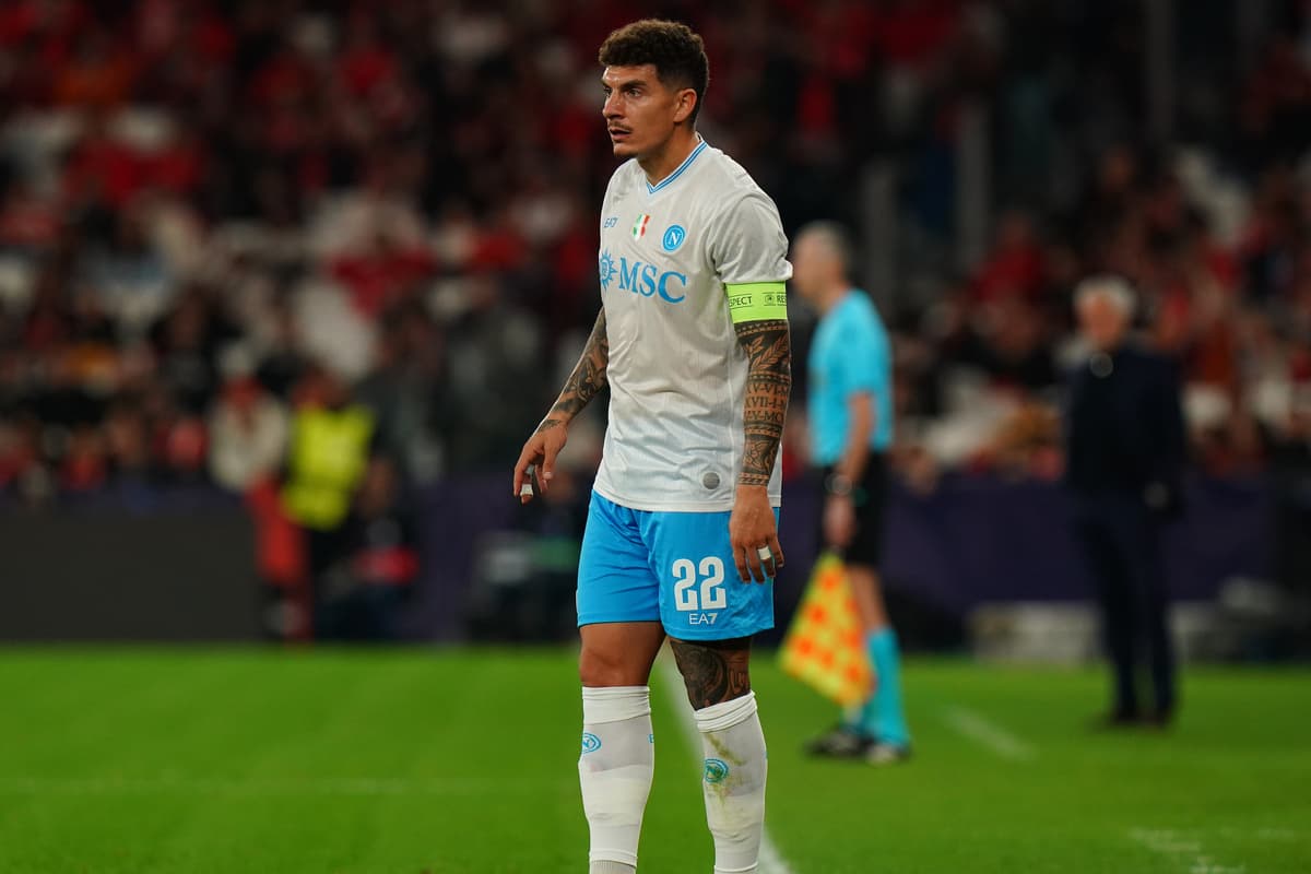 Di Lorenzo ready for first Napoli start after 100 days of injury